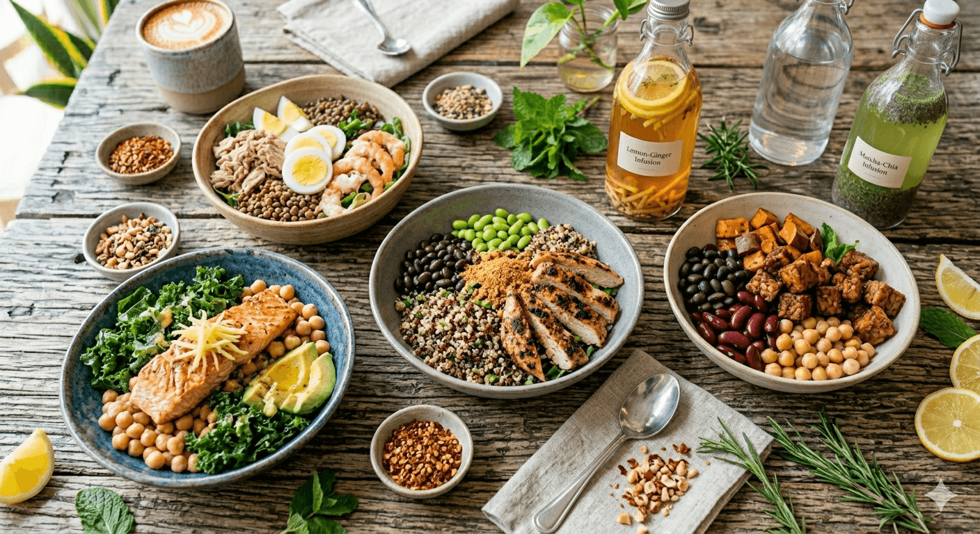High Protein Salads